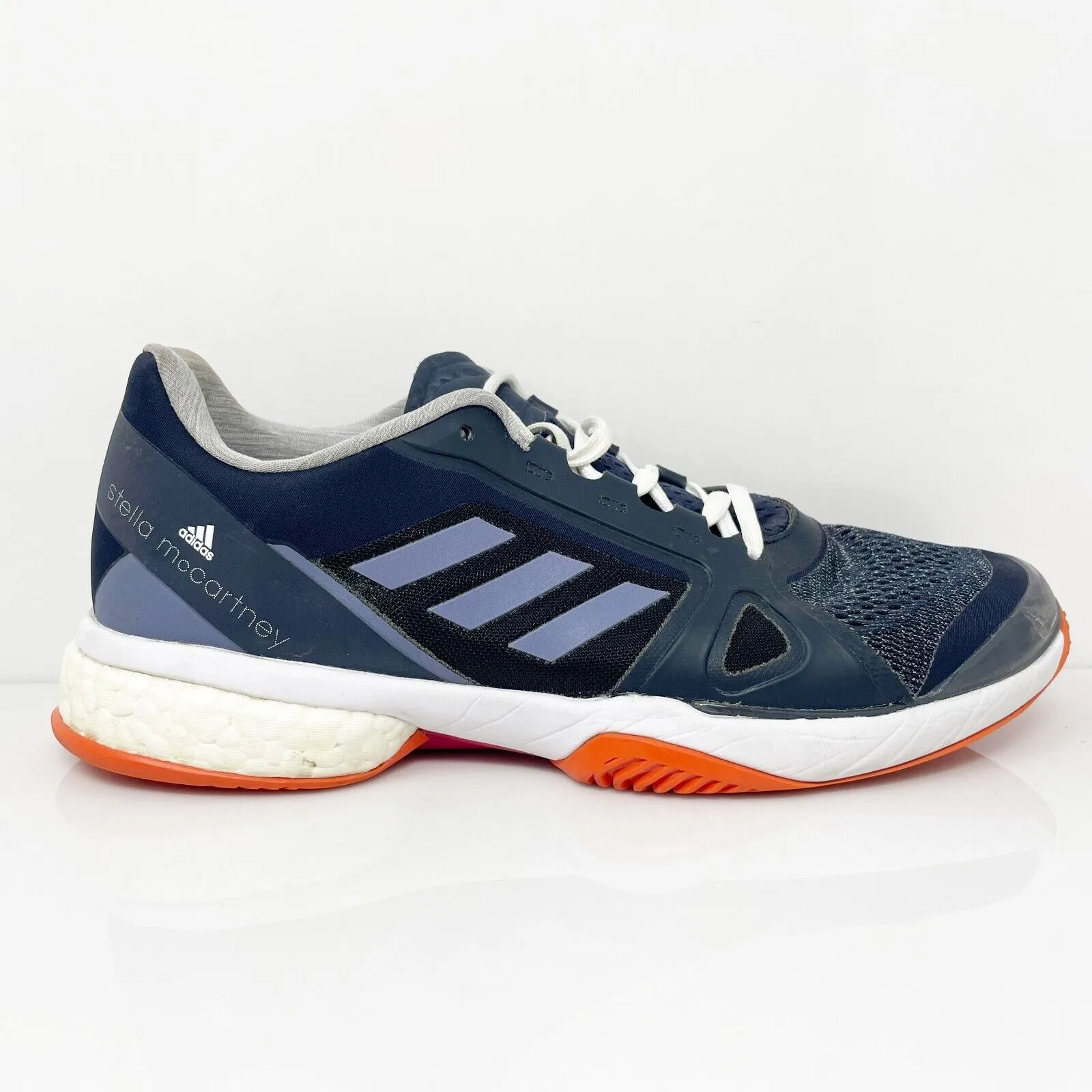 Adidas Womens Stella McCartney Barricade FX0072 Blue Running Shoes Sneakers 10