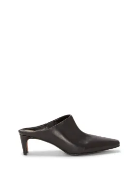 Alexie Kitten Heel Mule - Black