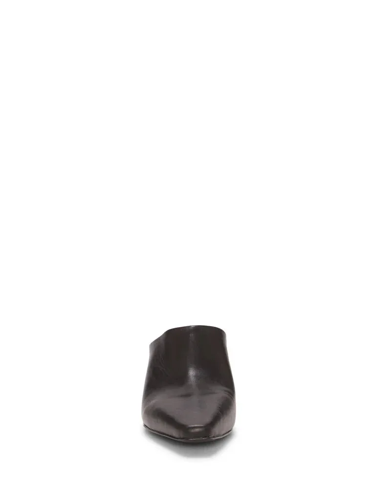 Alexie Kitten Heel Mule - Black