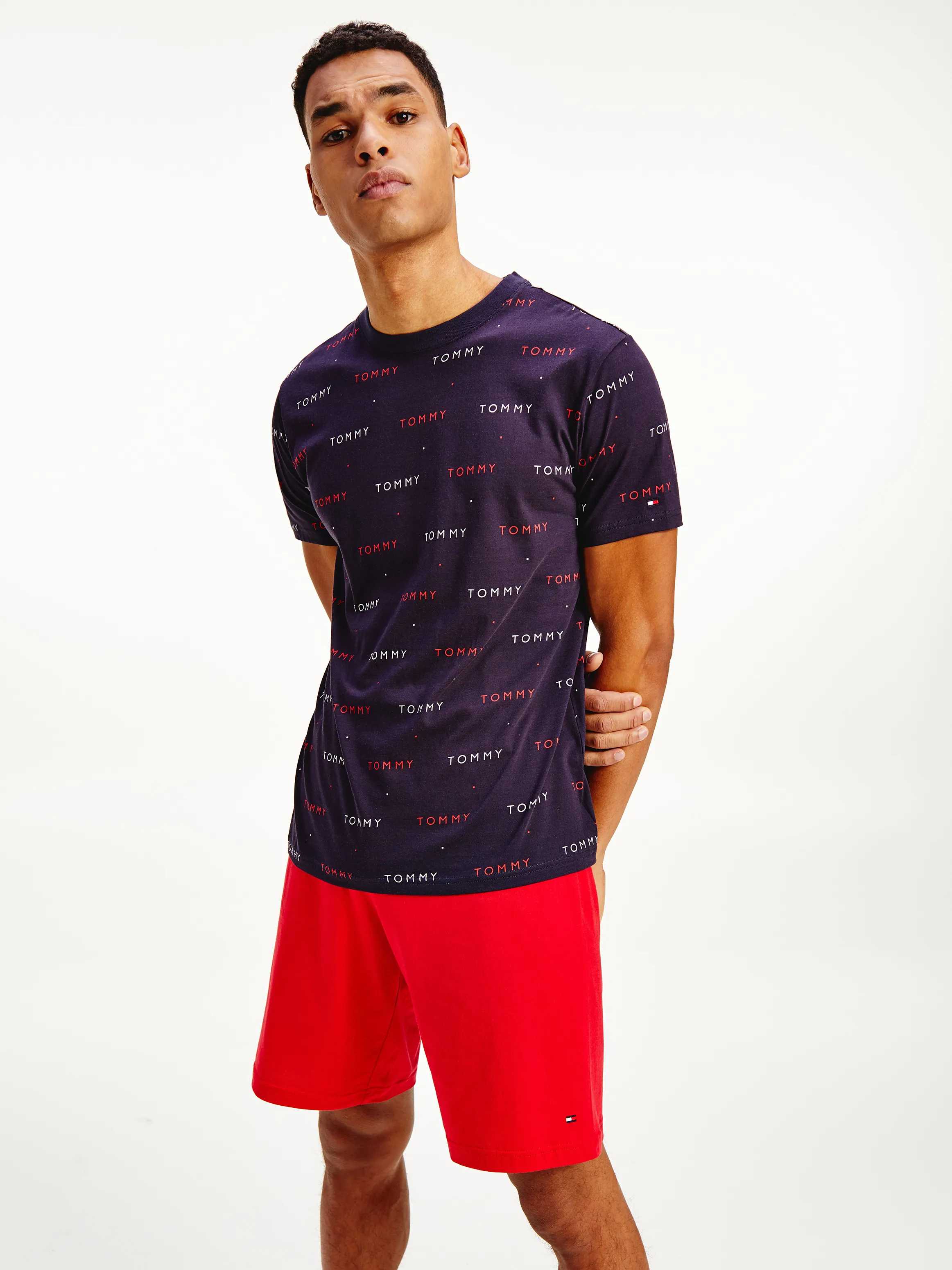 All-Over Embroidery T-Shirt | T-Shirts | Tommy Hilfiger