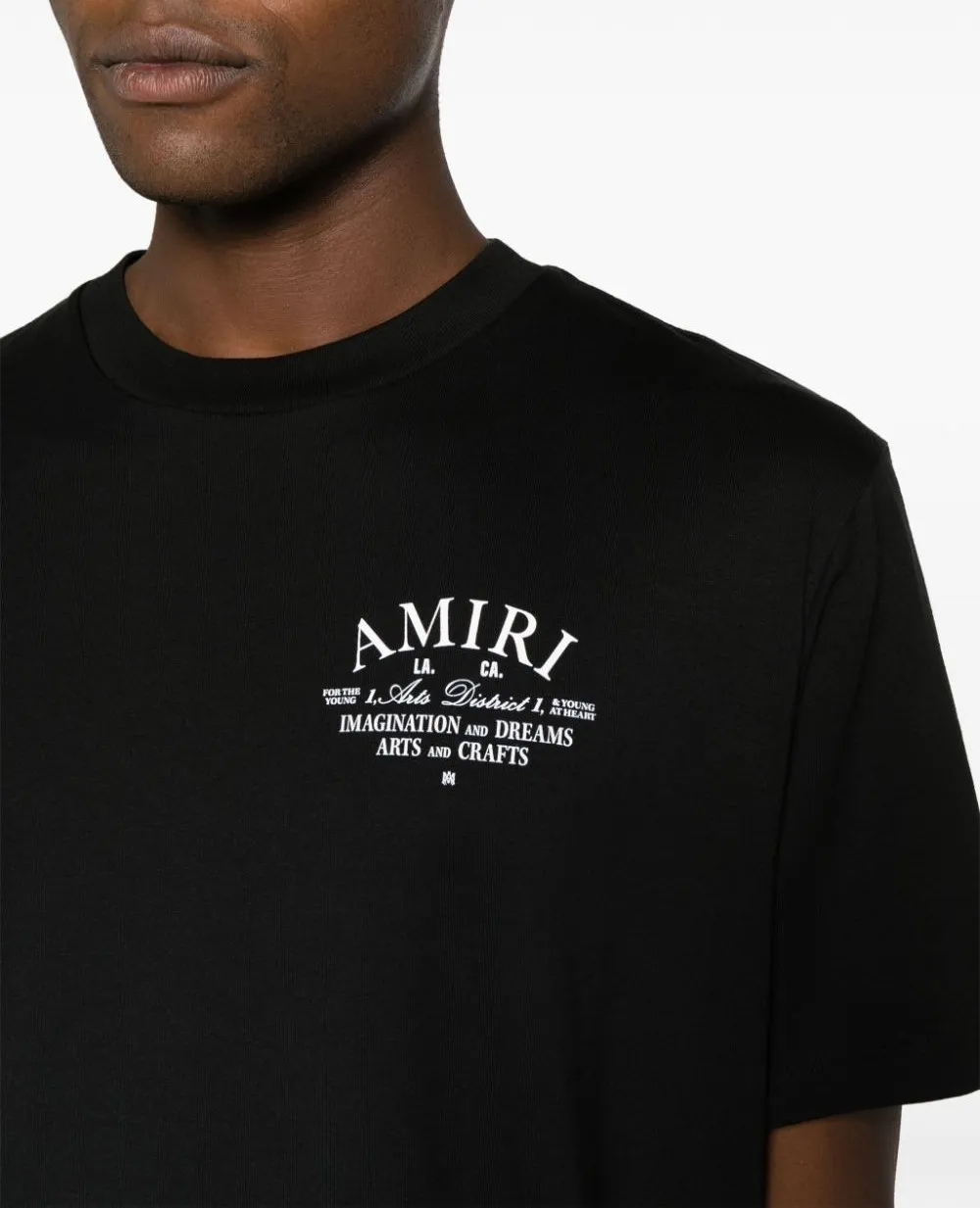 AMIRI  |Street Style Cotton Short Sleeves Logo T-Shirts