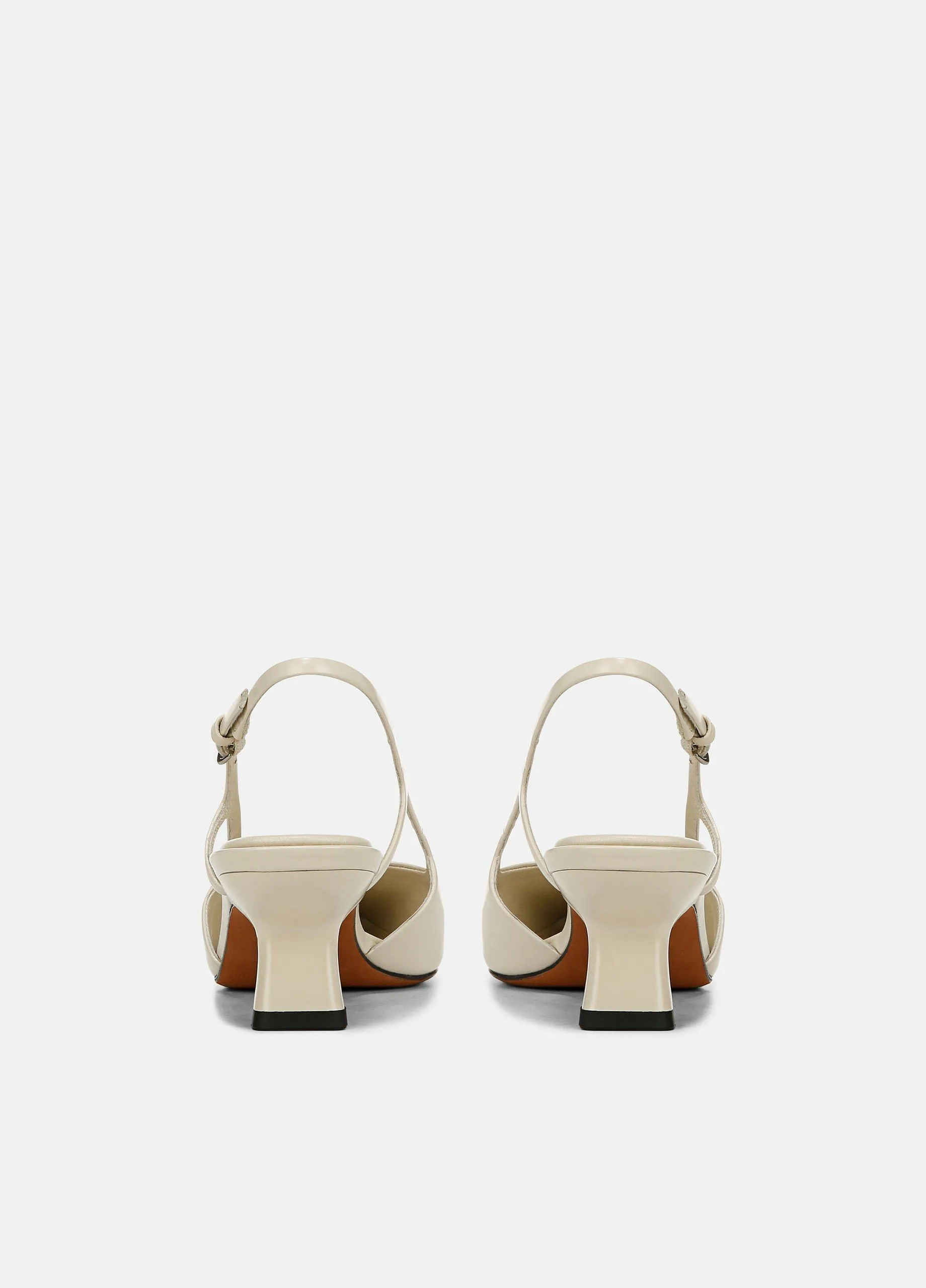 Bianca Leather Slingback Heel