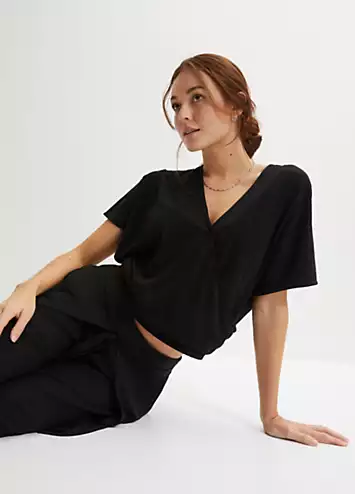 bonprix Jersey Wrap Blouse | Grattan
