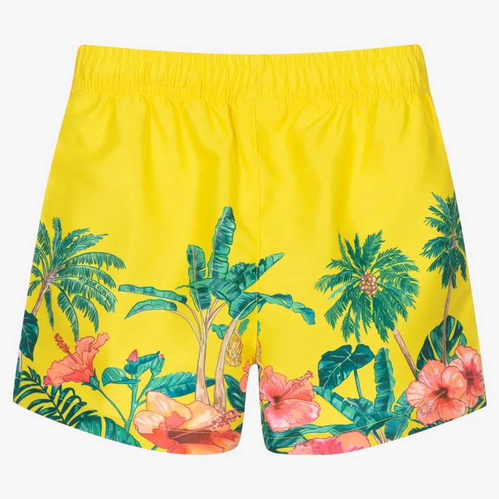 Boys Yellow Swim Shorts