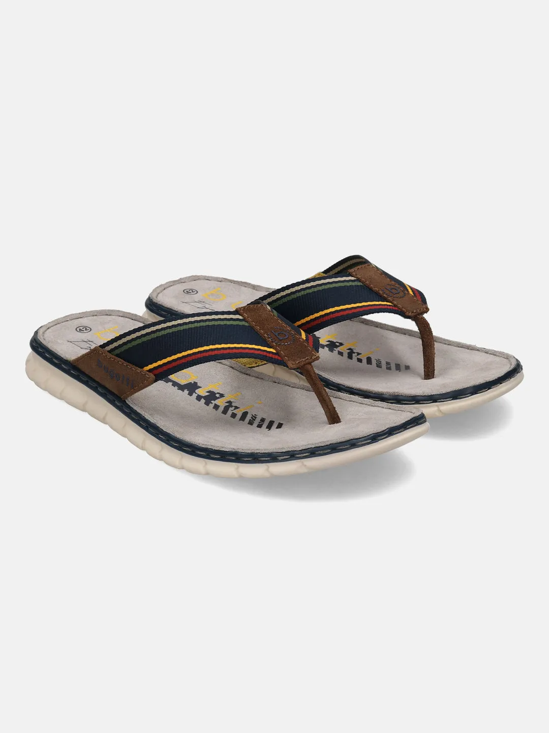 bugatti Multicolour Thongs Sandals
