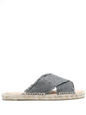 Castaner    Castaner Palmera Canvas Flat Sandals