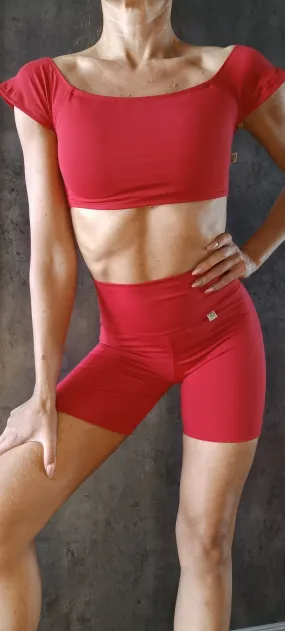 Cutie Shorts Set - Red