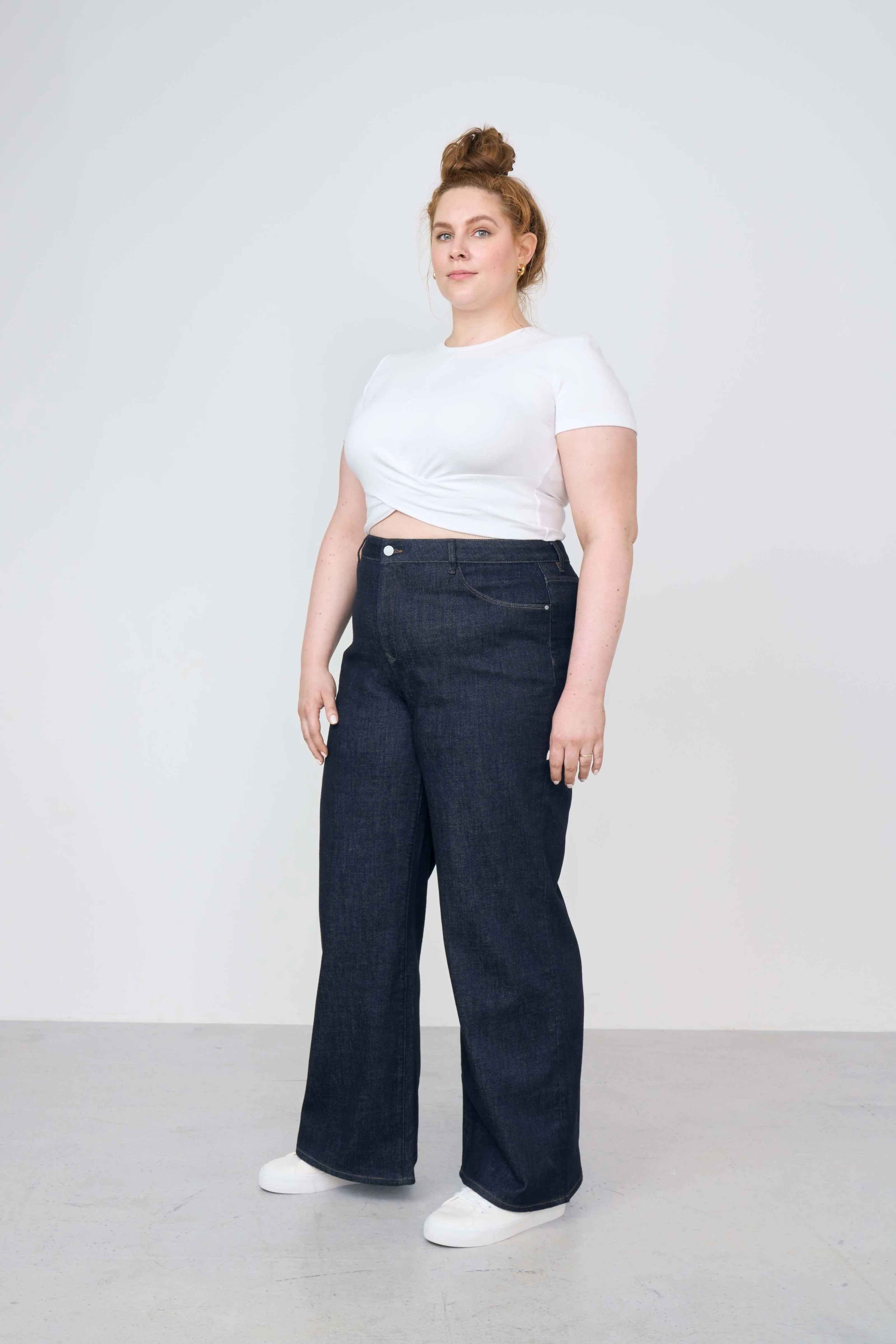 Dawn Jeans Dew Flared Raw Blue