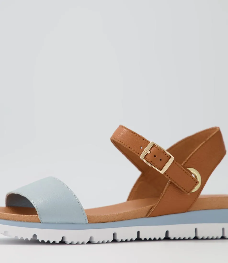 DJANGO & JULIETTE Lavid Denim Scotch Leather Sandals