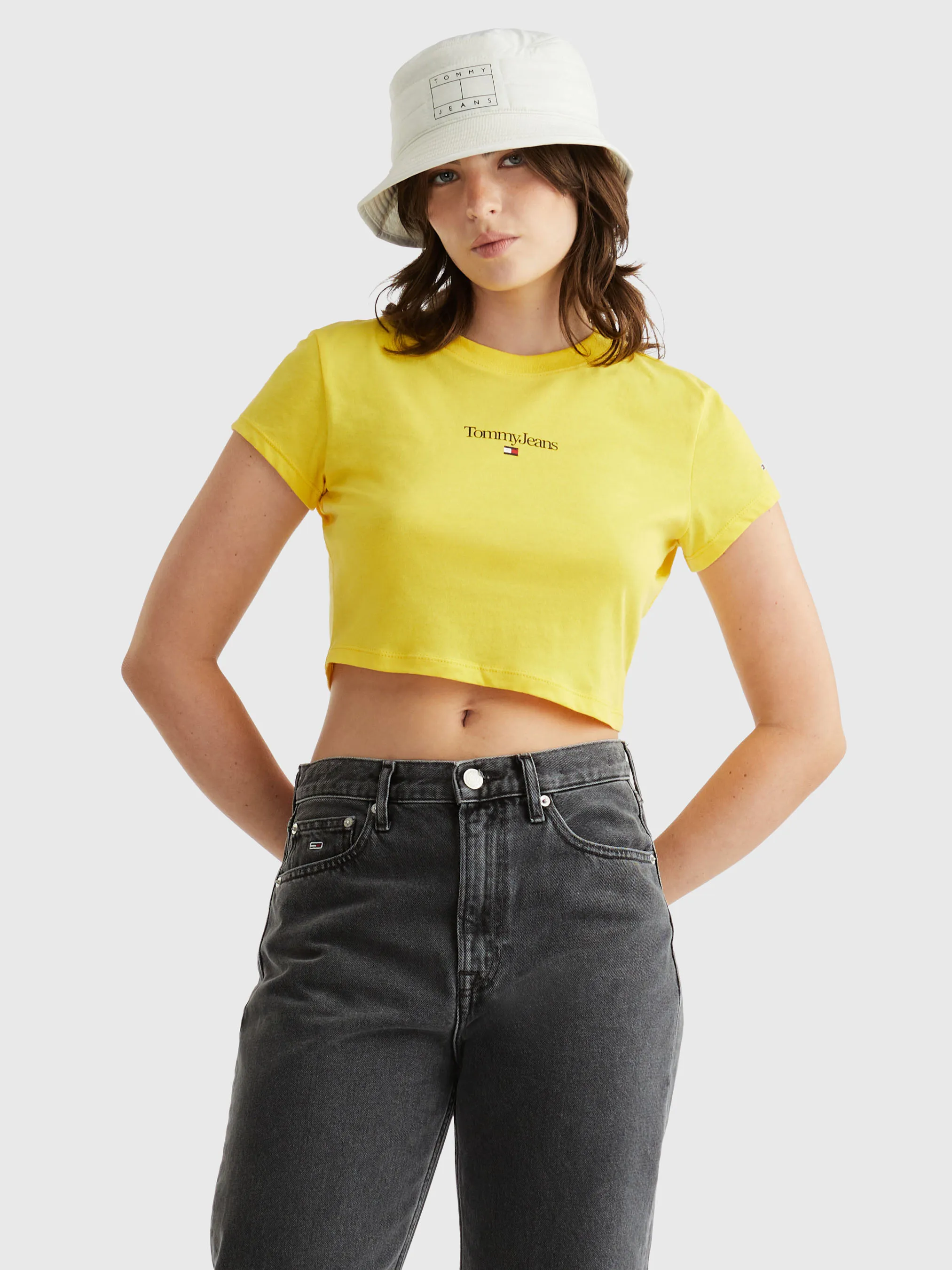 Essential Logo Cropped T-Shirt | T-Shirts | Tommy Jeans