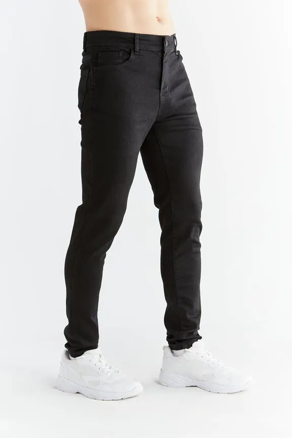 Evermind Jeans Skinny Fit Coal Black