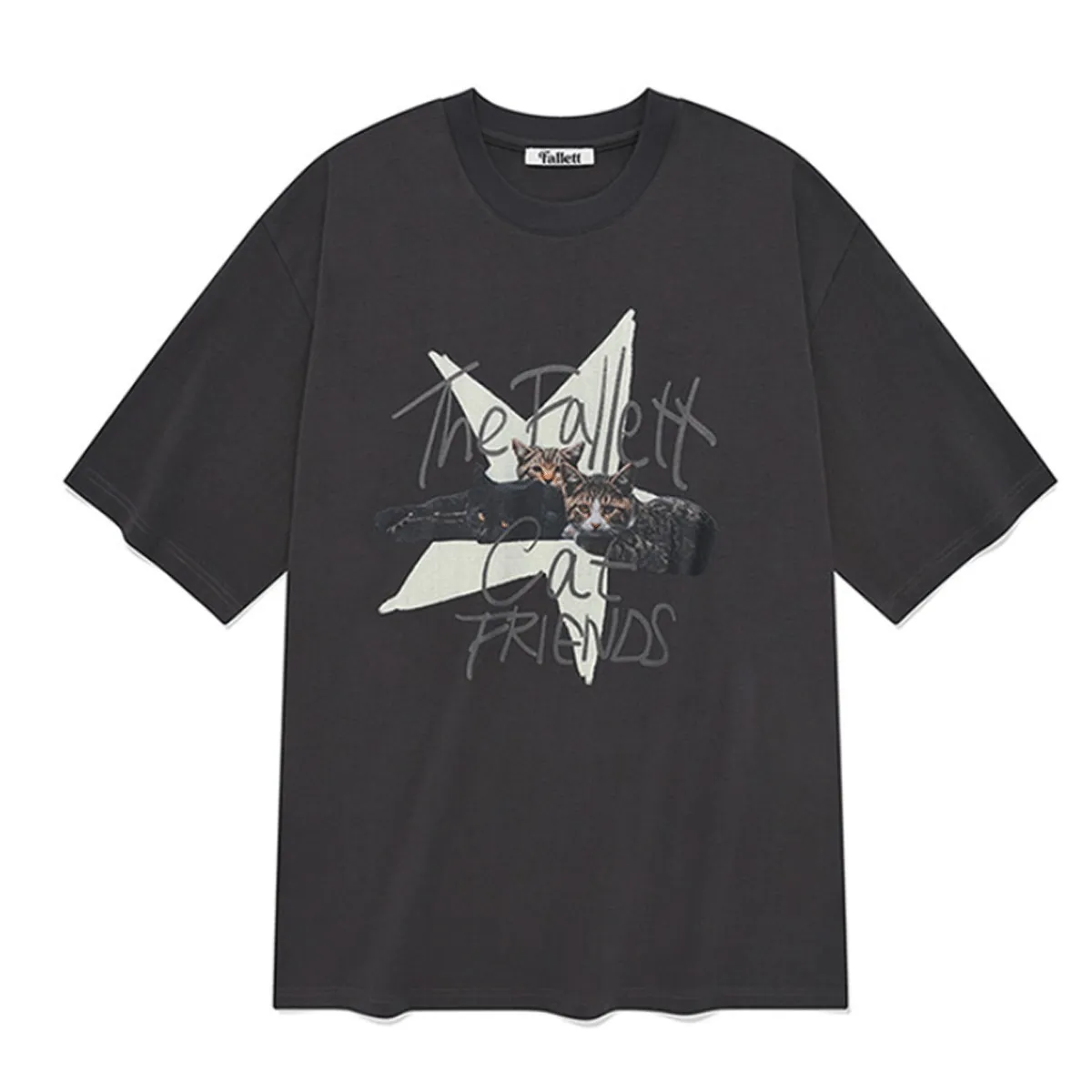 Fallett  |Unisex Street Style Plain Cotton Short Sleeves Logo T-Shirts