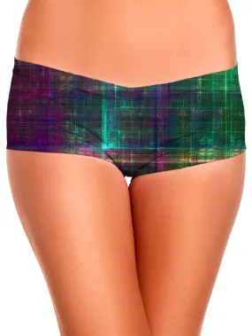 Fractal Matrix Booty Shorts