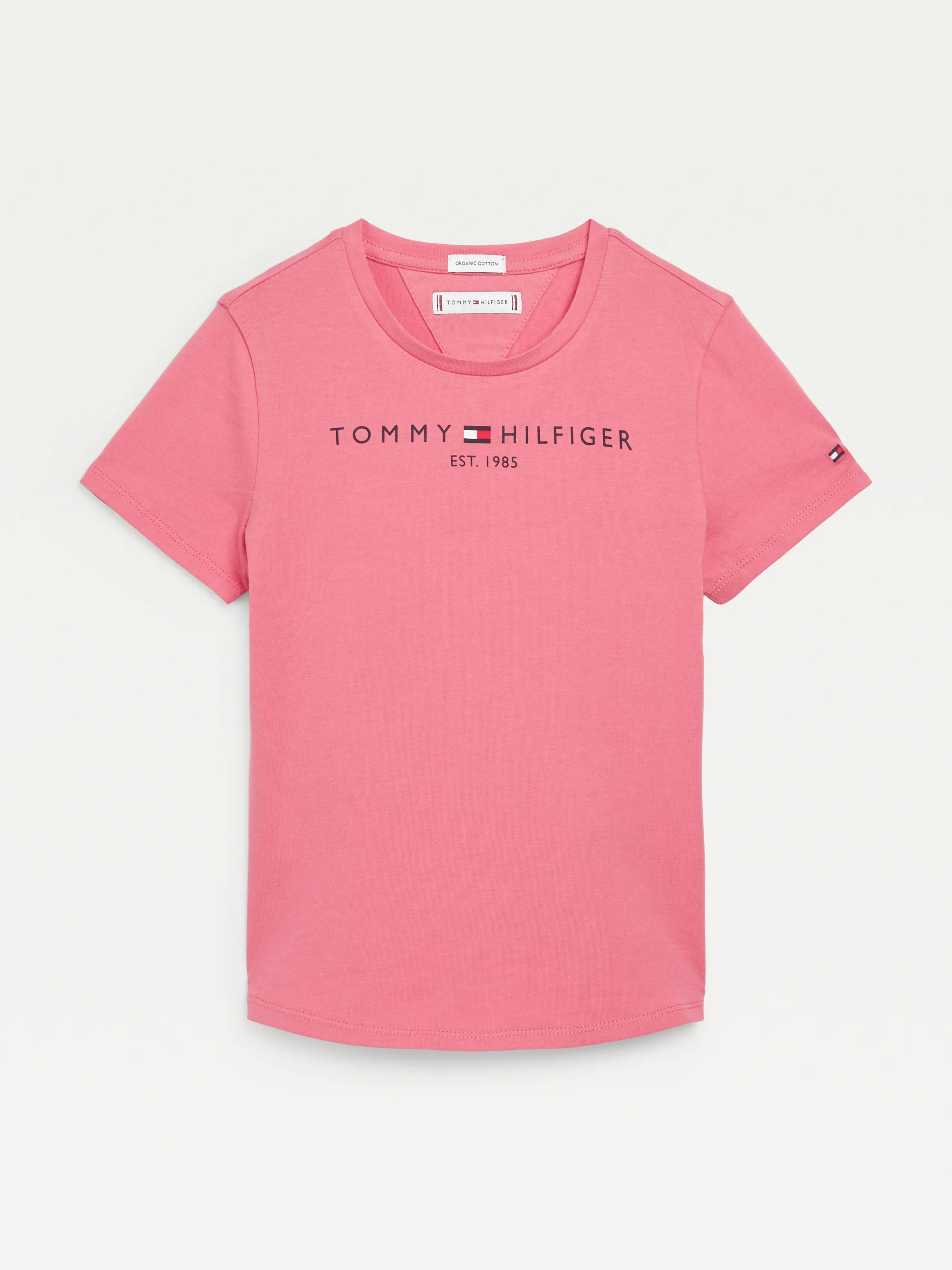 Girls 8-16 Essential Logo Slim Fit T-Shirt | T-Shirts & Polos | Tommy Hilfiger