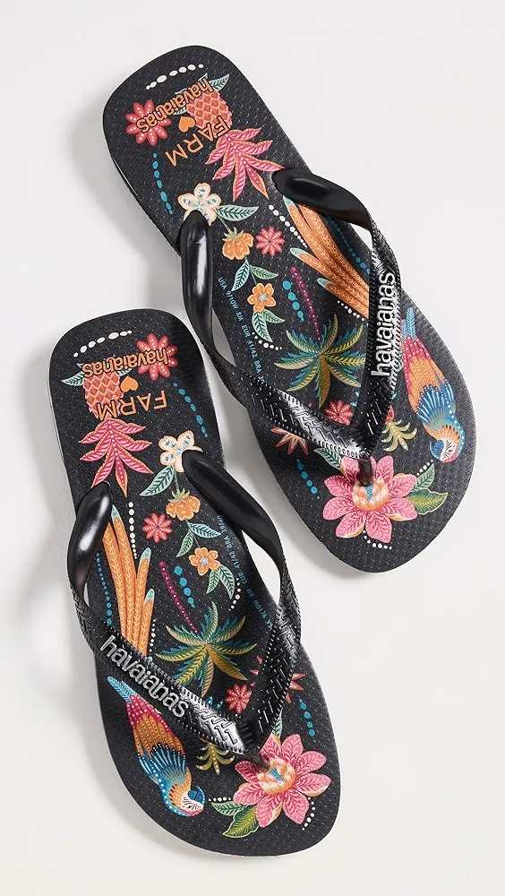 Havaianas   Farm Rio x Havianas Flip Flops 