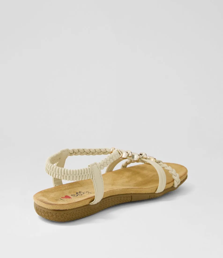 I LOVE BILLY Franki Almond Multi Sandals