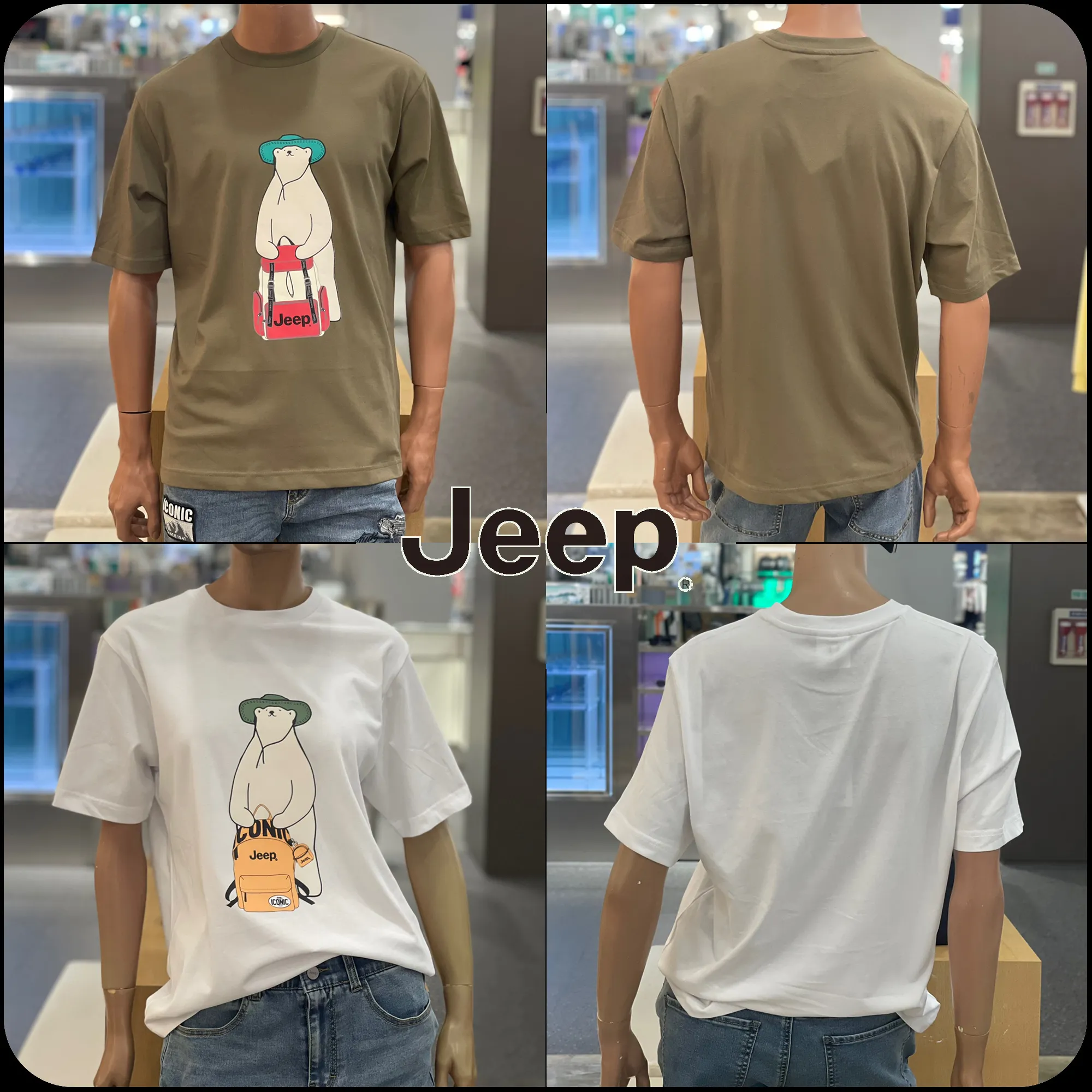 JEEP  |Long Sleeves Long Sleeve T-shirt Logo Long Sleeve T-Shirts