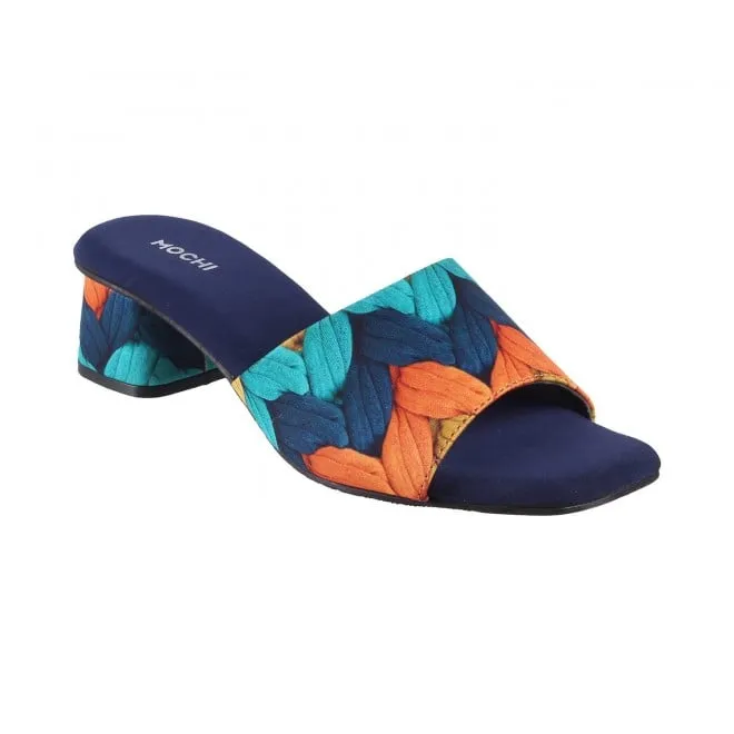 Mochi Women Blue Casual Sandals