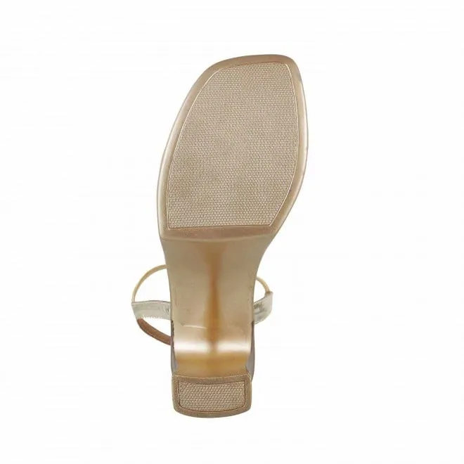 Mochi Women Gold Party Sandals