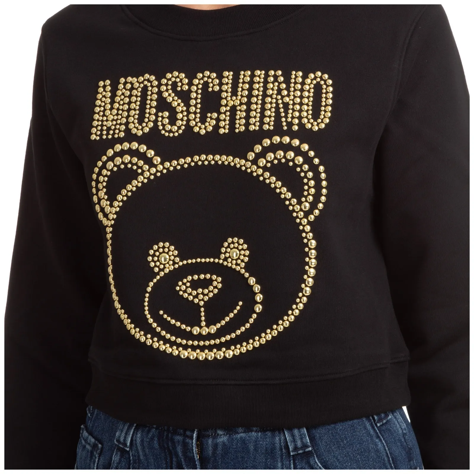Moschino  |Plain Cotton Logo Hoodies & Sweatshirts
