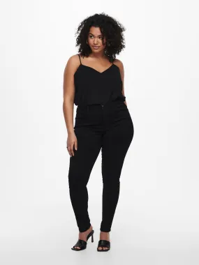 ONLY Curve Black High Waist Skinny Jeans