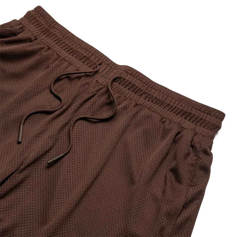 Politics Mesh Shorts - Brown