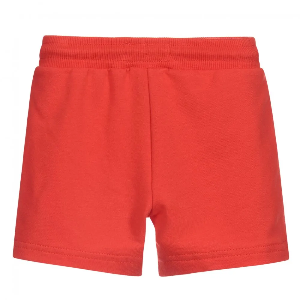 Red Jersey Baby Shorts