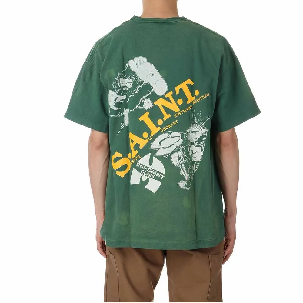 Saint Mxxxxxx  |Unisex Street Style Plain Cotton Logo T-Shirts