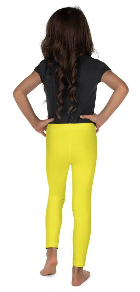 Sunshine Yellow Kid's Leggings