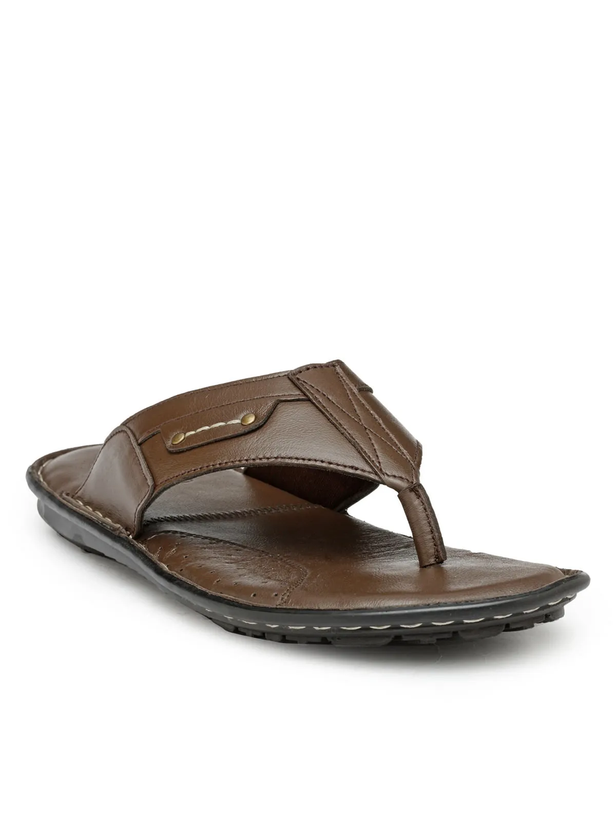 Teakwood Brown Daily Wear Sandals