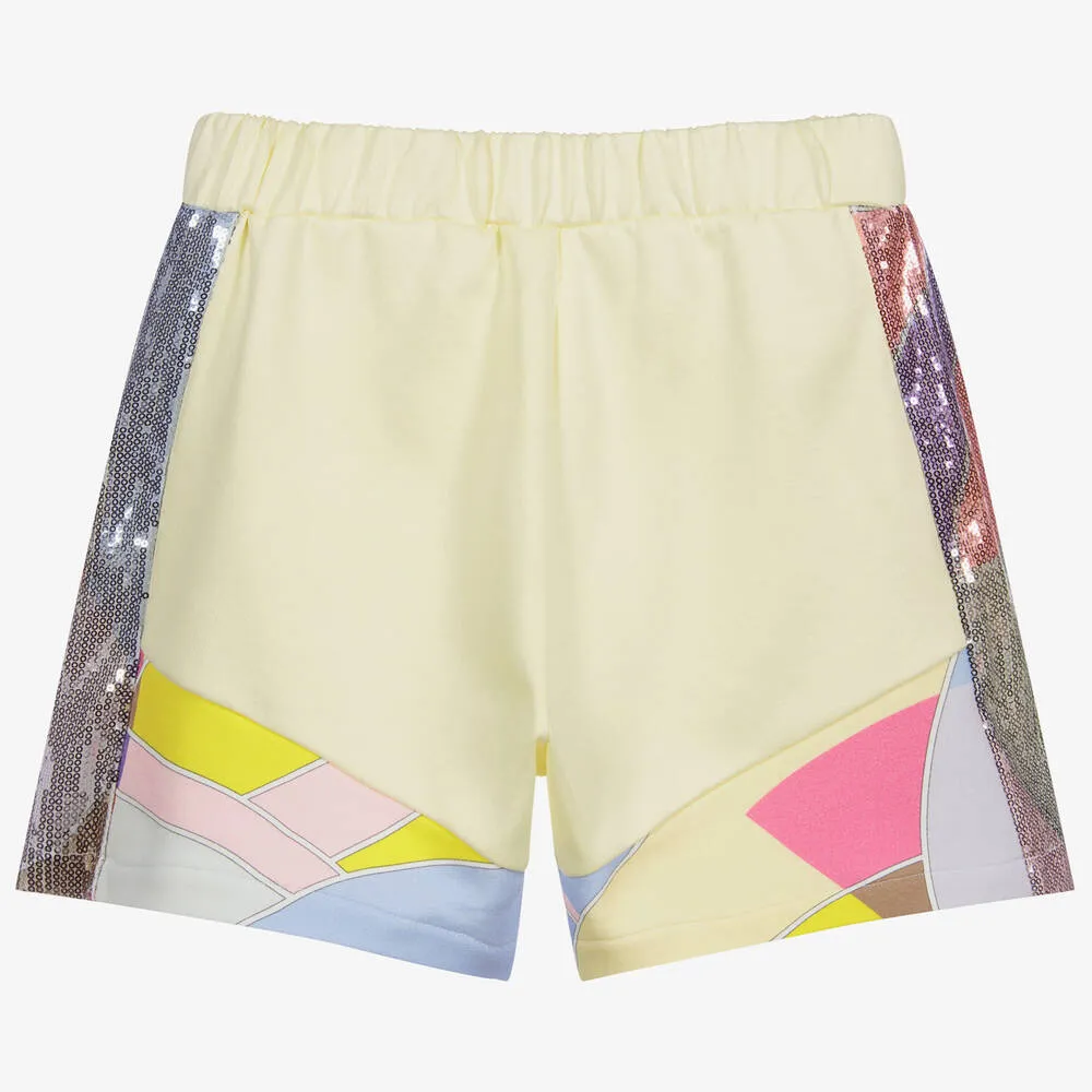 Teen Yellow Jersey Shorts
