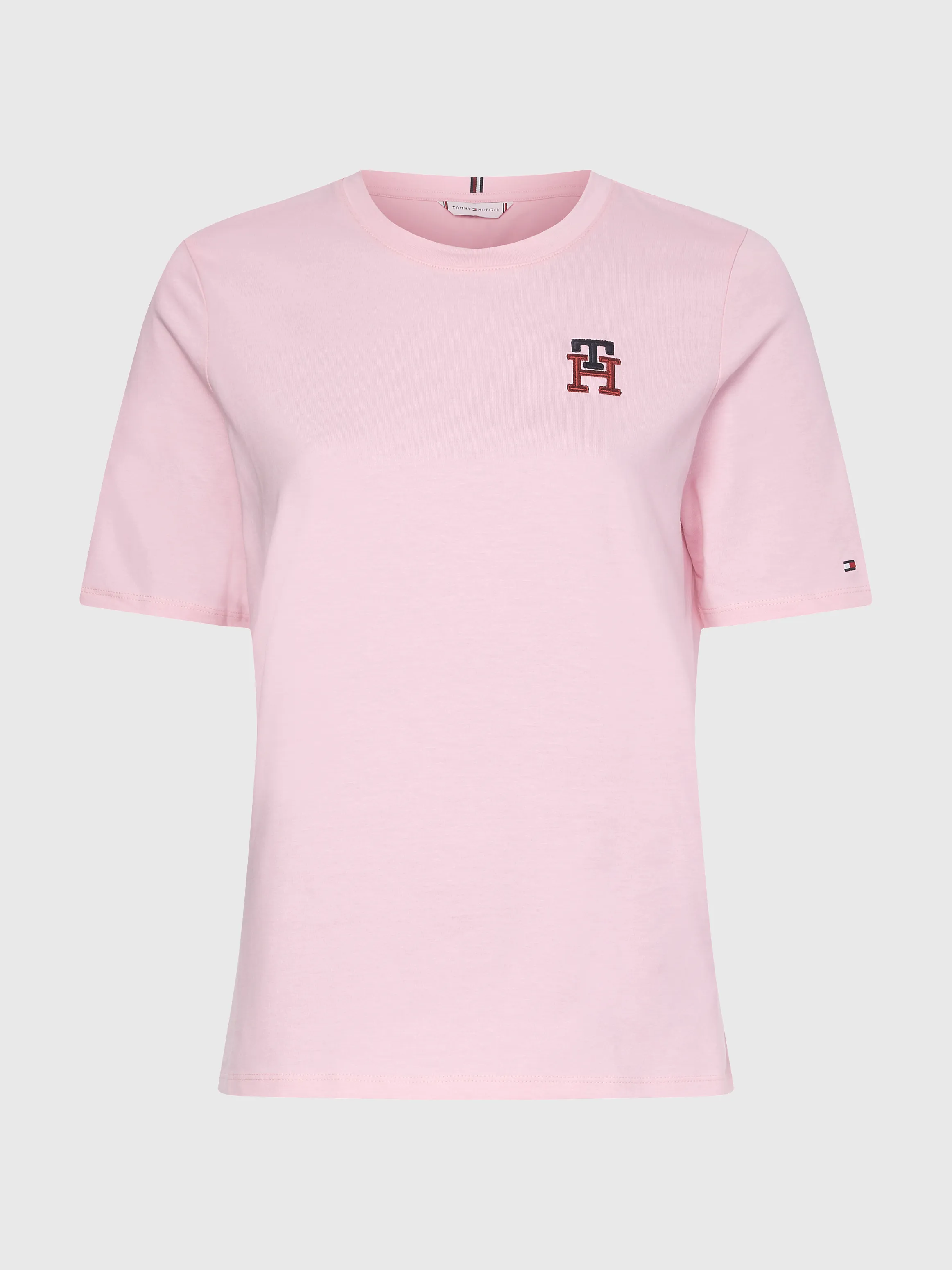 TH Monogram Embroidery Crew Neck T-Shirt | T-shirts | Tommy Hilfiger