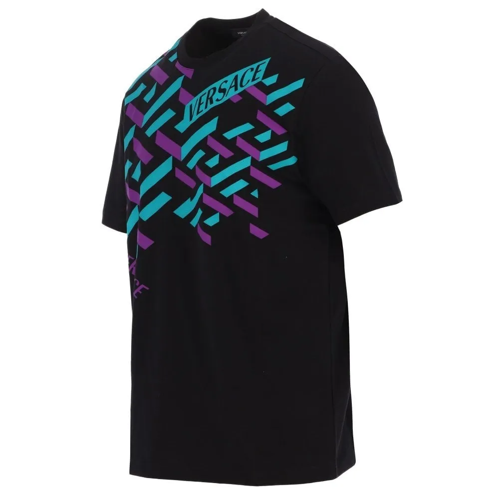 VERSACE  |Cotton Short Sleeves Logo Luxury T-Shirts