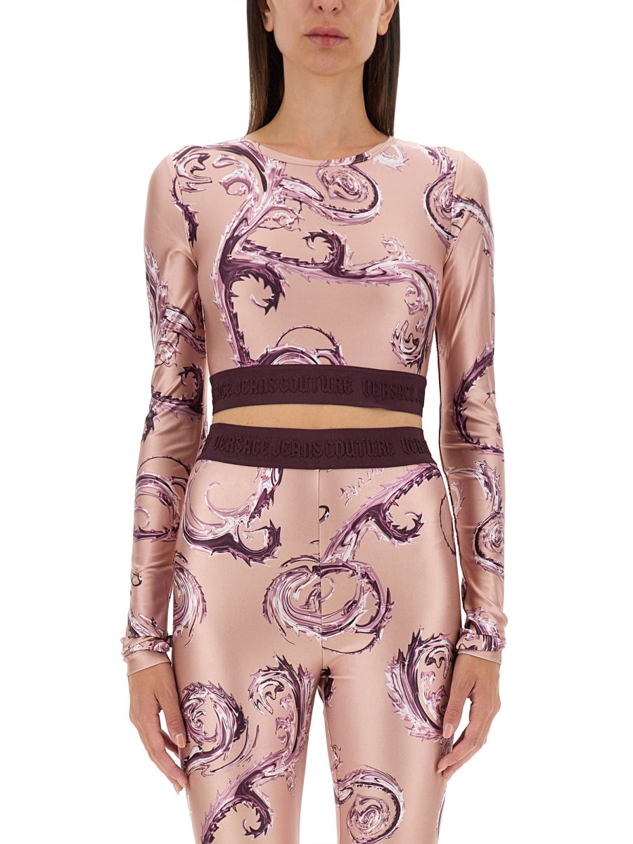 VERSACE JEANS COUTURE      TOP CROPPED