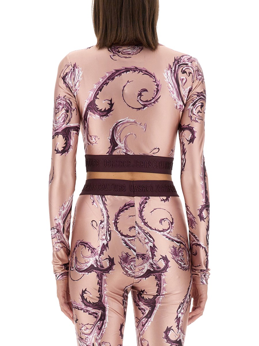 VERSACE JEANS COUTURE      TOP CROPPED