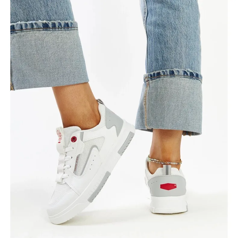 White women's Cross Jeans sneakers