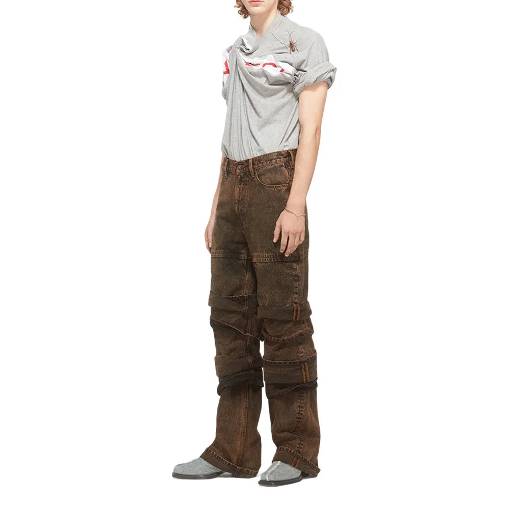 Y/PROJECT MULTI CUFF JEANS